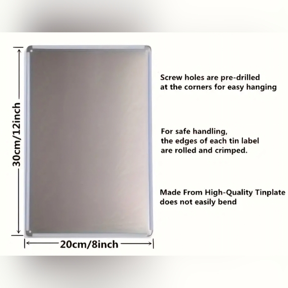 I Am The Storm Decorative Tin Sign - Picture 4 of 4